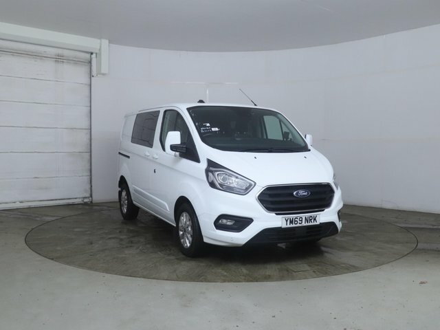 Ford Transit Custom 2.0 300 Ecoblue Limited Crew Van L1 H1 Euro 6 Ss YM69NRK White #2