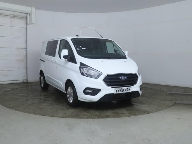 Ford Transit Custom 2.0 300 Ecoblue Limited Crew Van L1 H1 Euro 6 Ss White