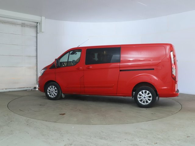 Ford Transit Custom 2.0 320 Ecoblue Limited Crew Van L2 H1 Euro 6 Ss YS22VVO Red #3