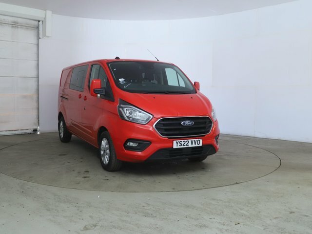 Ford Transit Custom 2.0 320 Ecoblue Limited Crew Van L2 H1 Euro 6 Ss Red