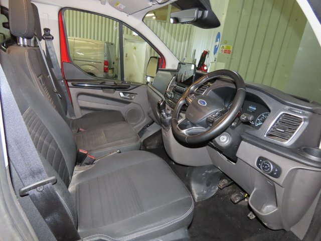 Ford Transit Custom 2.0 320 Ecoblue Limited Crew Van L2 H1 Euro 6 Ss YS22VVO Red #6