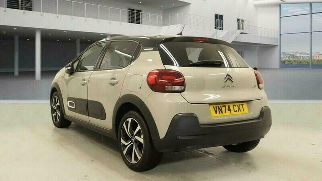 Citroen C3 Hatchback 1.2 Puretech Max Eat6 Euro 6 Ss VN74CXT Grey #3