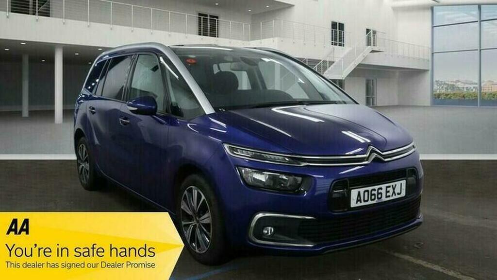Citroen Grand C4 Picasso Mpv 1.6 Bluehdi Flair Eat6 Euro 6 Ss 2016 Blue