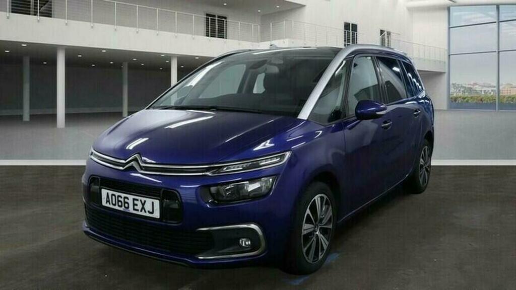 Citroen Grand C4 Picasso Mpv 1.6 Bluehdi Flair Eat6 Euro 6 Ss 2016 Blue #2