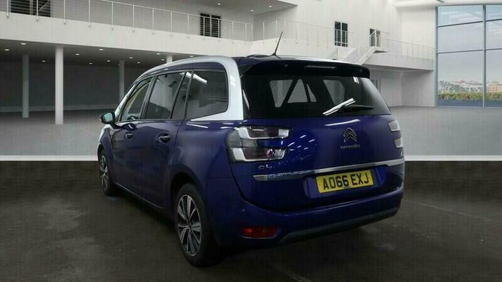 Citroen Grand C4 Picasso Mpv 1.6 Bluehdi Flair Eat6 Euro 6 Ss 2016 Blue #3