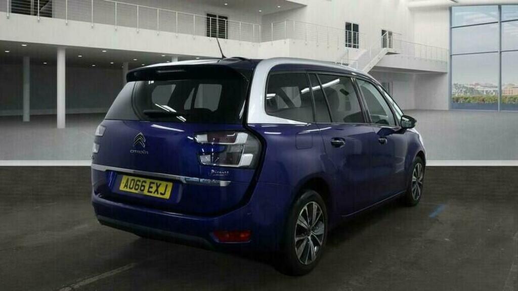 Citroen Grand C4 Picasso Mpv 1.6 Bluehdi Flair Eat6 Euro 6 Ss 2016 Blue #4