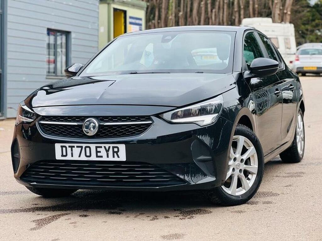 Vauxhall Corsa Hatchback 1.2 Se Euro 6 202170 DT70EYR Black #2
