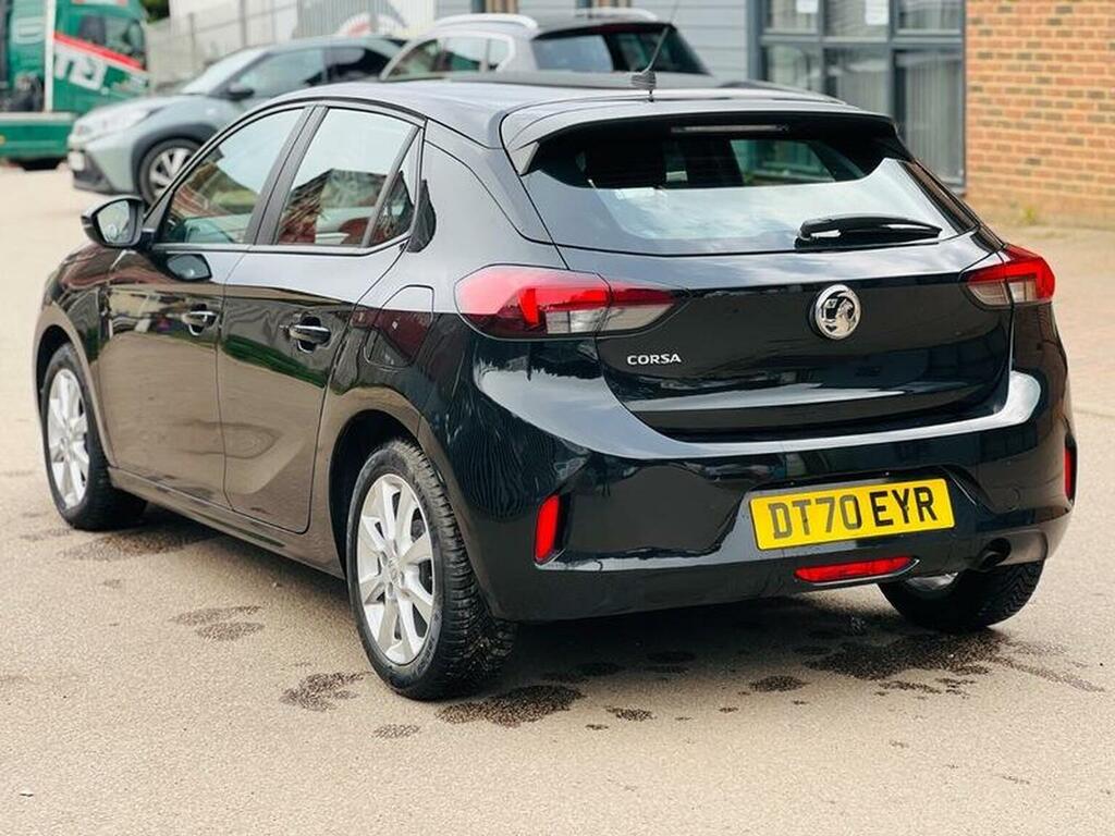 Vauxhall Corsa Hatchback 1.2 Se Euro 6 202170 DT70EYR Black #6