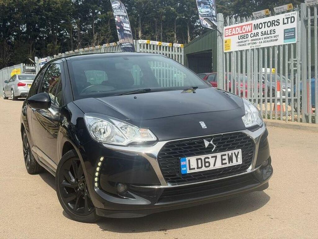 DS DS 3 Hatchback 1.2 Puretech Connected Chic Euro 6 LD67EWY Black #2