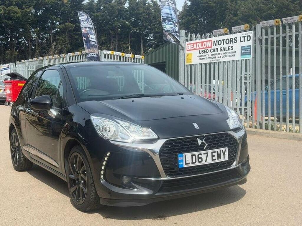 DS DS 3 Hatchback 1.2 Puretech Connected Chic Euro 6 LD67EWY Black #3