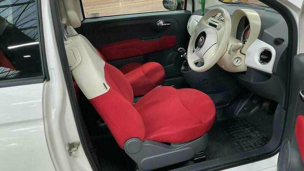 Fiat 500 Hatchback 1.2 Pop Euro 5 Ss 201161 MV61WLU White #6