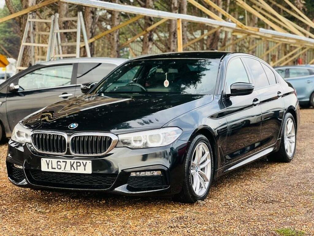 BMW 5 Series Saloon 2.0 520D M Sport Xdrive Euro 6 Ss 4 YL67KPY Black #4