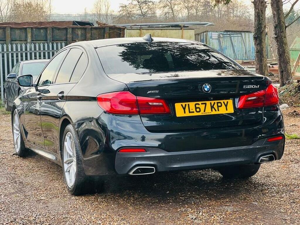 BMW 5 Series Saloon 2.0 520D M Sport Xdrive Euro 6 Ss 4 YL67KPY Black #6