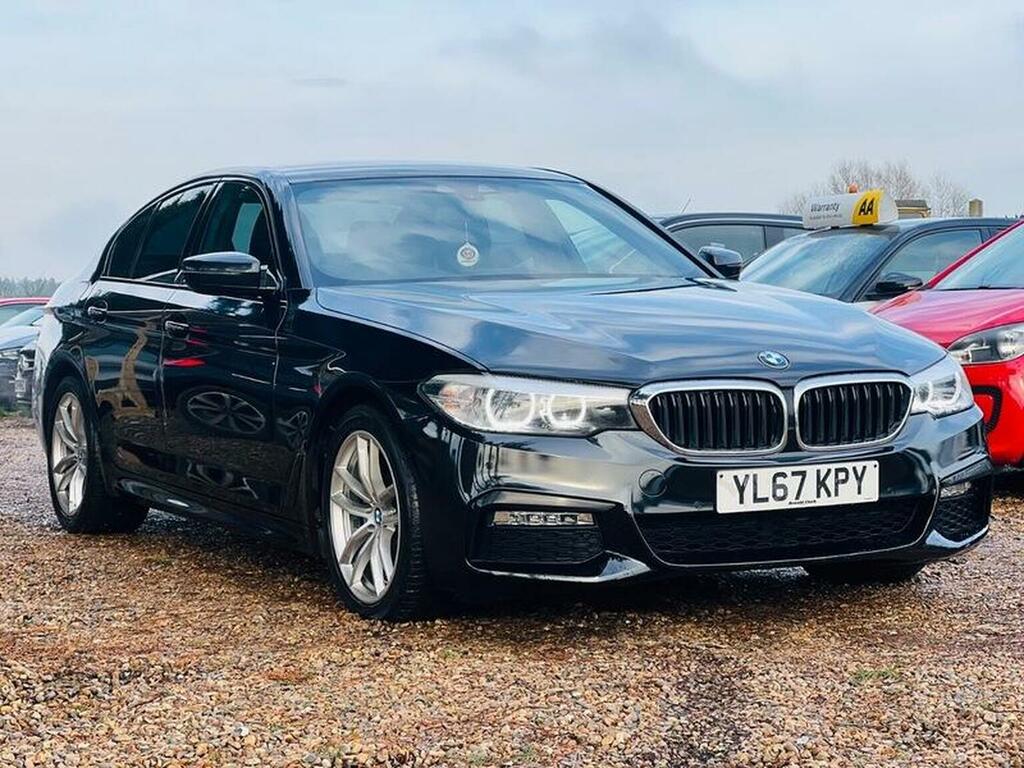 BMW 5 Series Saloon 2.0 520D M Sport Xdrive Euro 6 Ss 4 YL67KPY Black #3