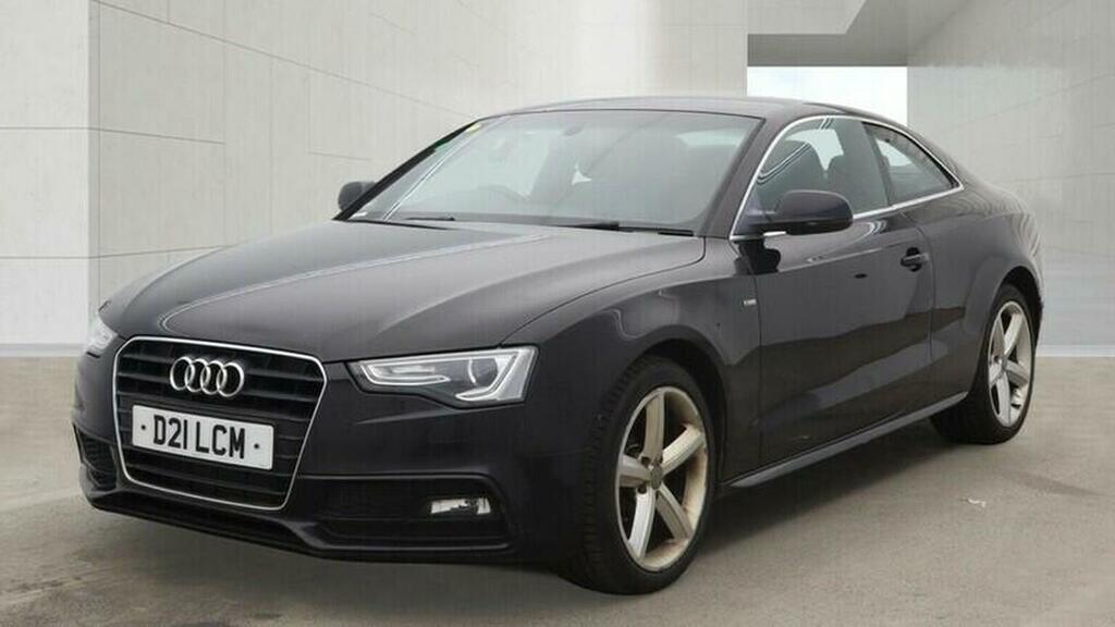 Audi A5 Coupe 2.0 Tdi S Line Multitronic Euro 5 Ss Black #2