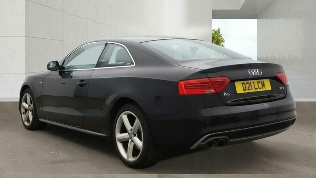 Audi A5 Coupe 2.0 Tdi S Line Multitronic Euro 5 Ss Black #3