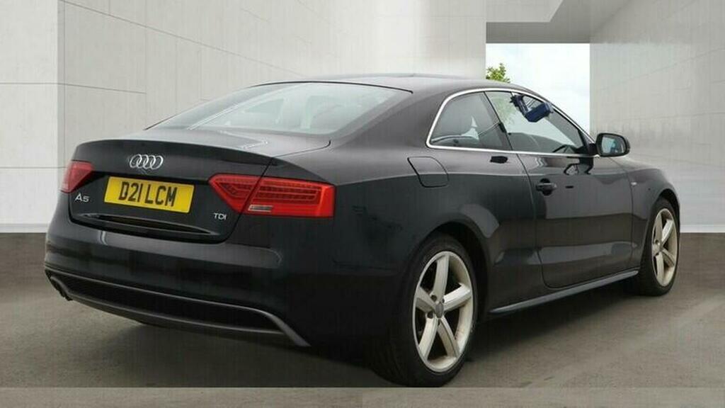 Audi A5 Coupe 2.0 Tdi S Line Multitronic Euro 5 Ss Black #4