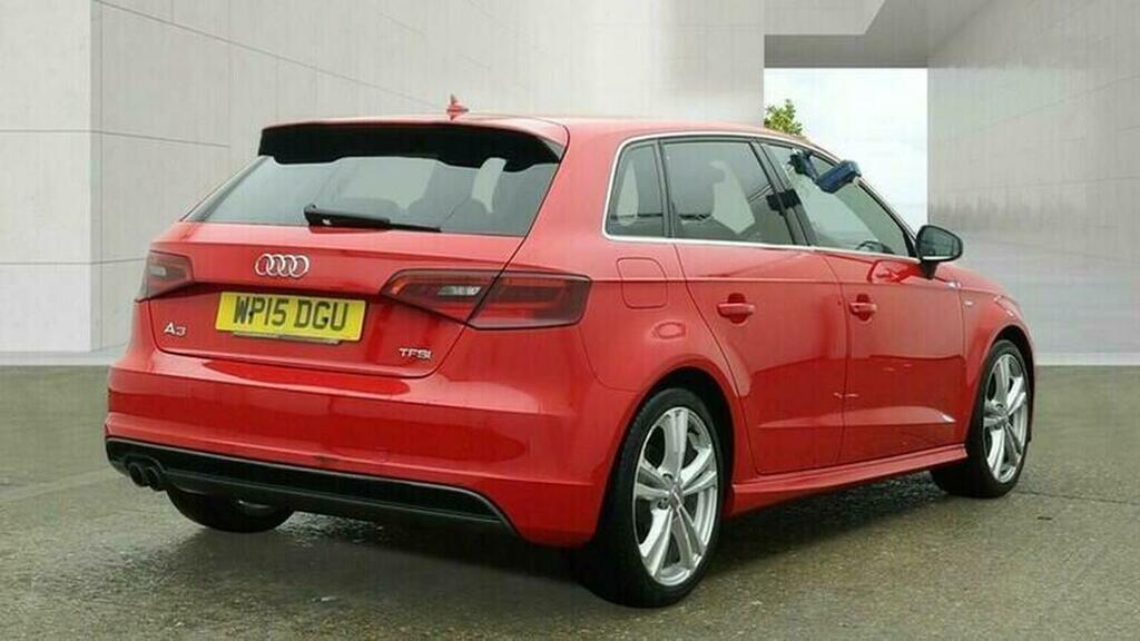 Audi A3 Hatchback 1.8 Tfsi S Line Sportback S Tronic Euro Red #4