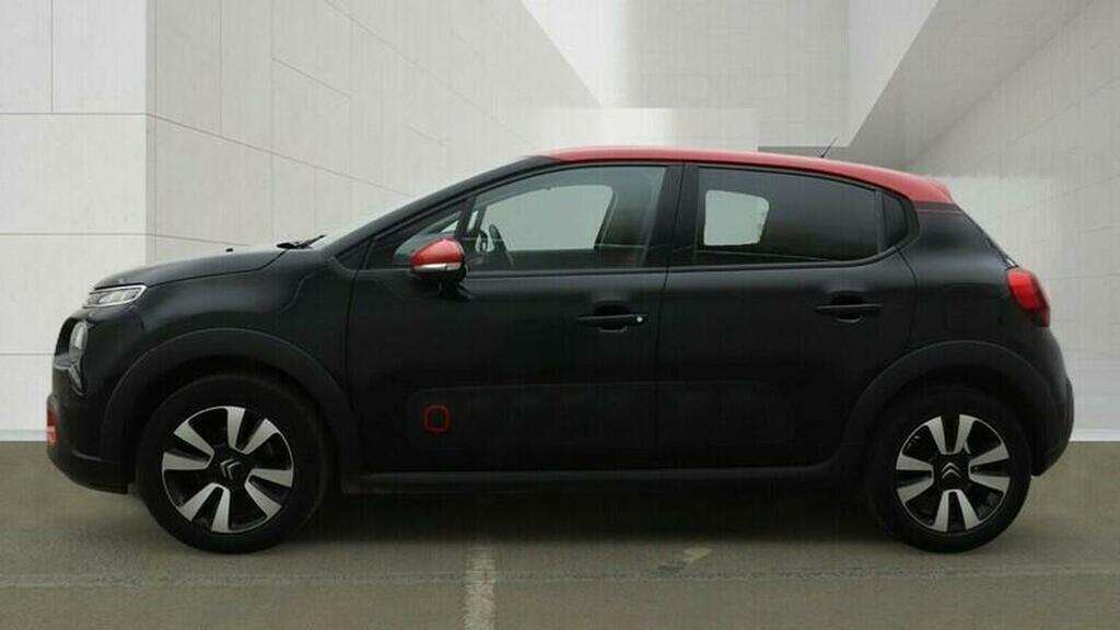 Citroen C3 Hatchback 1.2 Puretech Flair Plus Euro 6 Ss DE20UNX Black #6