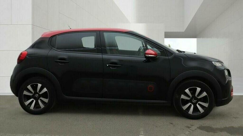 Citroen C3 Hatchback 1.2 Puretech Flair Plus Euro 6 Ss DE20UNX Black #5
