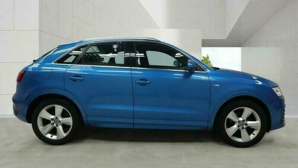 Audi Q3 Suv 2.0 Tdi S Line S Tronic Quattro Euro 6 Ss 5 KW65WYC Blue #5