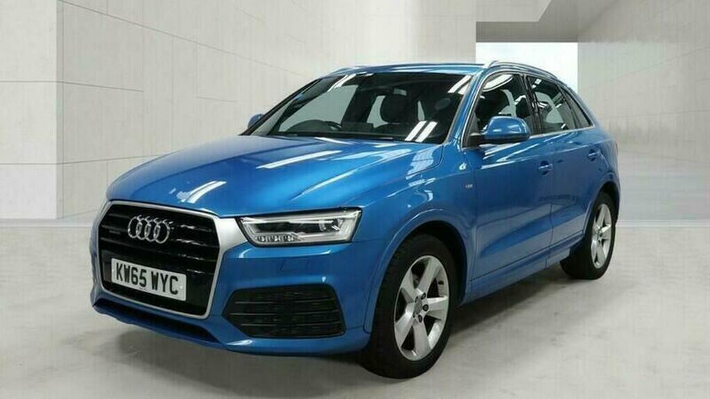 Audi Q3 Suv 2.0 Tdi S Line S Tronic Quattro Euro 6 Ss 5 KW65WYC Blue #2