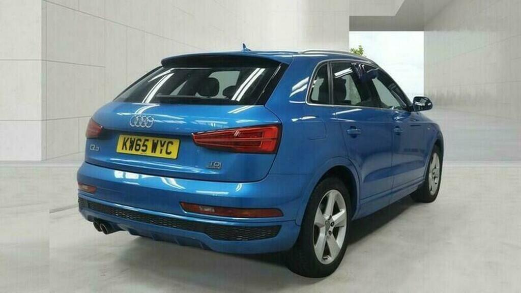 Audi Q3 Suv 2.0 Tdi S Line S Tronic Quattro Euro 6 Ss 5 KW65WYC Blue #4