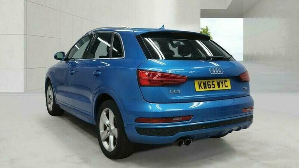 Audi Q3 Suv 2.0 Tdi S Line S Tronic Quattro Euro 6 Ss 5 KW65WYC Blue #3
