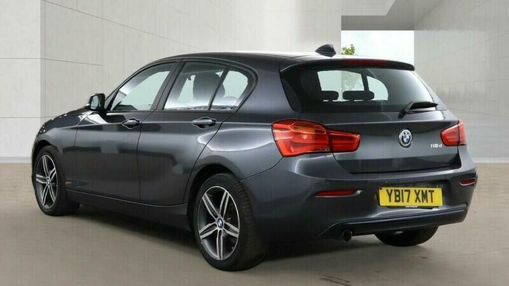 BMW 1 Series Hatchback 2.0 118D Sport Euro 6 Ss 20 YB17XMT Grey #3