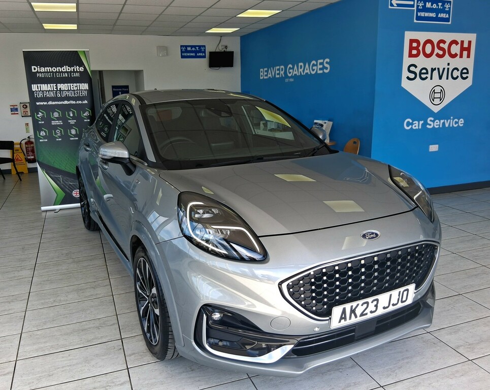 Ford Puma St-line Vignale, 1.0L Ecoboost 155Ps Mhev Silver