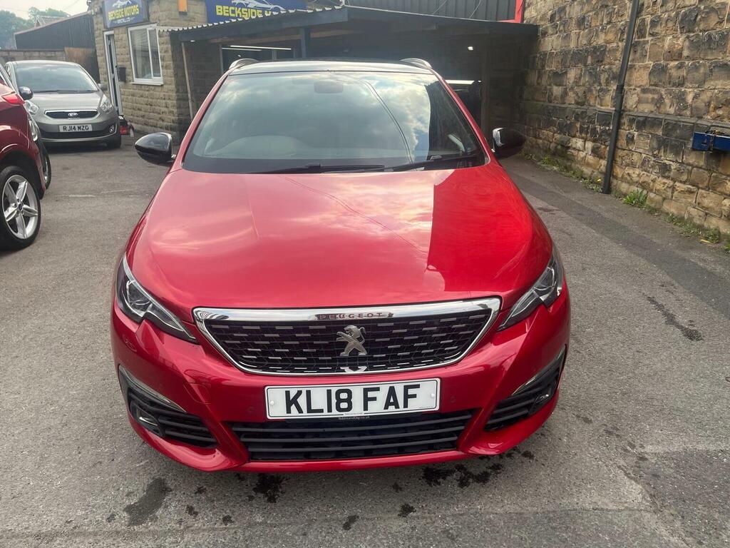 Peugeot 308 SW Estate 1.5 Bluehdi Gt Line Euro 6 Ss 2018 Red #2