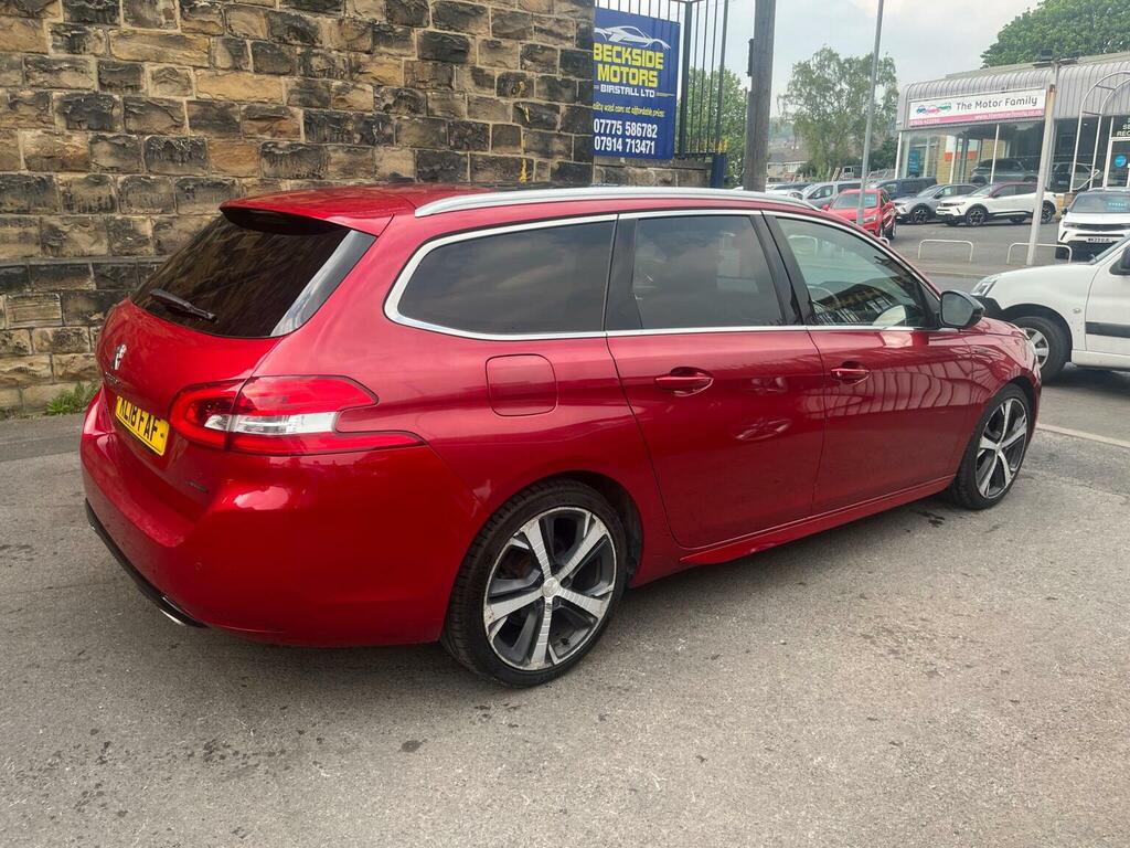 Peugeot 308 SW Estate 1.5 Bluehdi Gt Line Euro 6 Ss 2018 Red #6