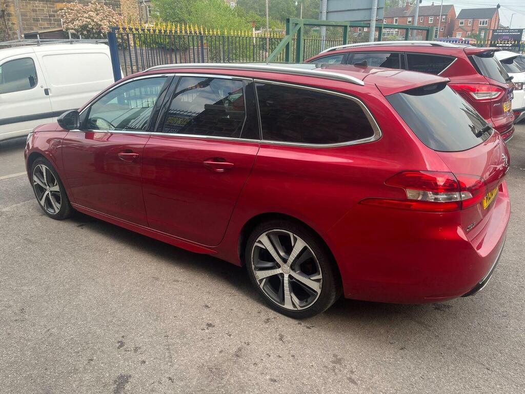 Peugeot 308 SW Estate 1.5 Bluehdi Gt Line Euro 6 Ss 2018 Red #4