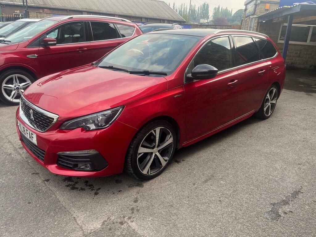 Peugeot 308 SW Estate 1.5 Bluehdi Gt Line Euro 6 Ss 2018 Red #3