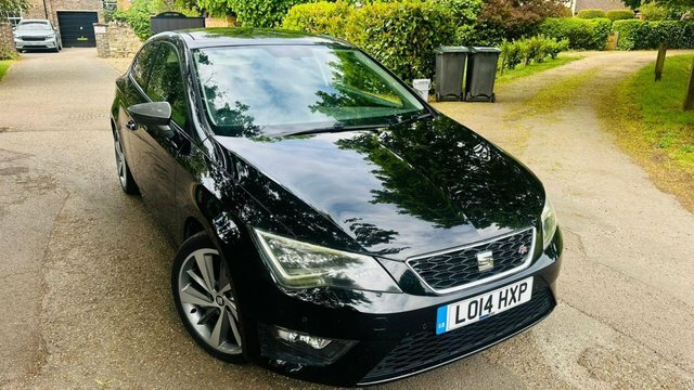 Seat Leon 2.0 Tdi Cr Fr Sport Coupe Euro 5 Black #4