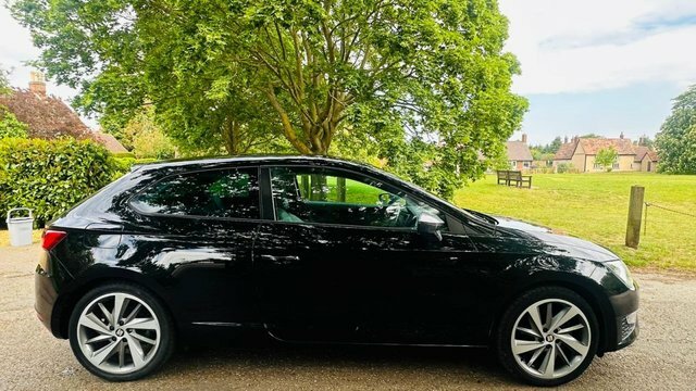 Seat Leon 2.0 Tdi Cr Fr Sport Coupe Euro 5 Black #5