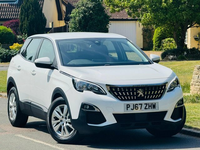 Peugeot 3008 1.2 Puretech Active Suv Euro 6 PJ67ZHW White #2