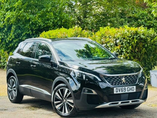 Peugeot 3008 1.2 Puretech Gt Line Suv Euro 6 DV69GHO Black #3