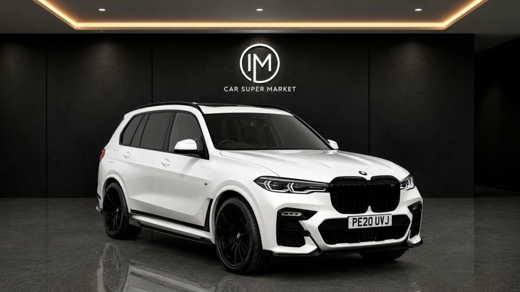 BMW X7 3L M Sport PE20UVJ White #5