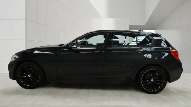 BMW 1 Series 1.5 116D M Sport Hatchback Euro YH67OFD Black #6