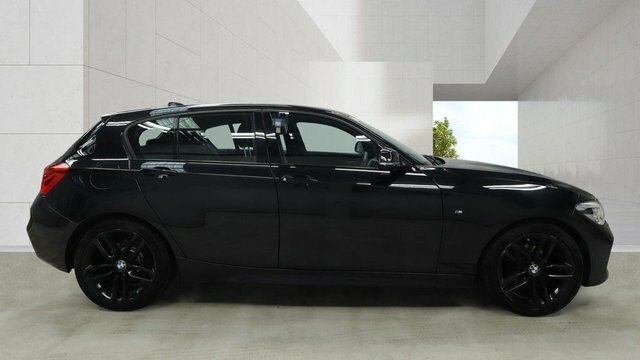 BMW 1 Series 1.5 116D M Sport Hatchback Euro YH67OFD Black #5