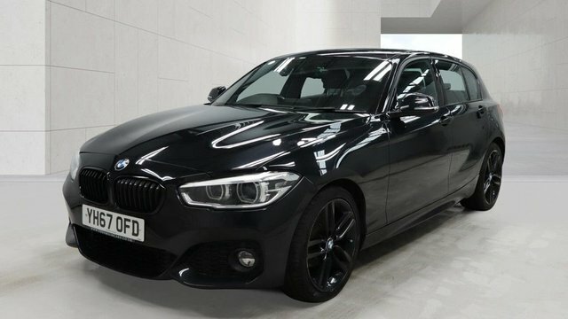 BMW 1 Series 1.5 116D M Sport Hatchback Euro YH67OFD Black #2