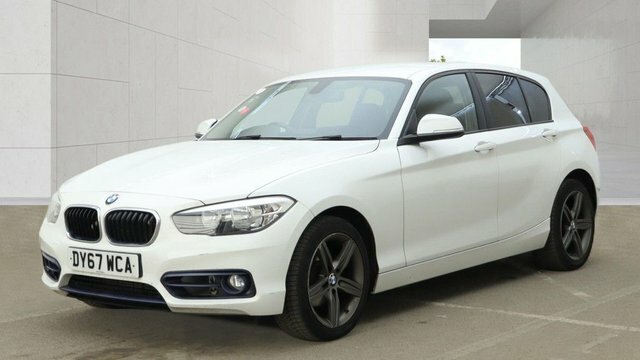 BMW 1 Series 2.0 118D Sport Hatchback Euro 6 DY67WCA White #2