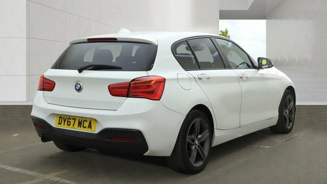 BMW 1 Series 2.0 118D Sport Hatchback Euro 6 DY67WCA White #4