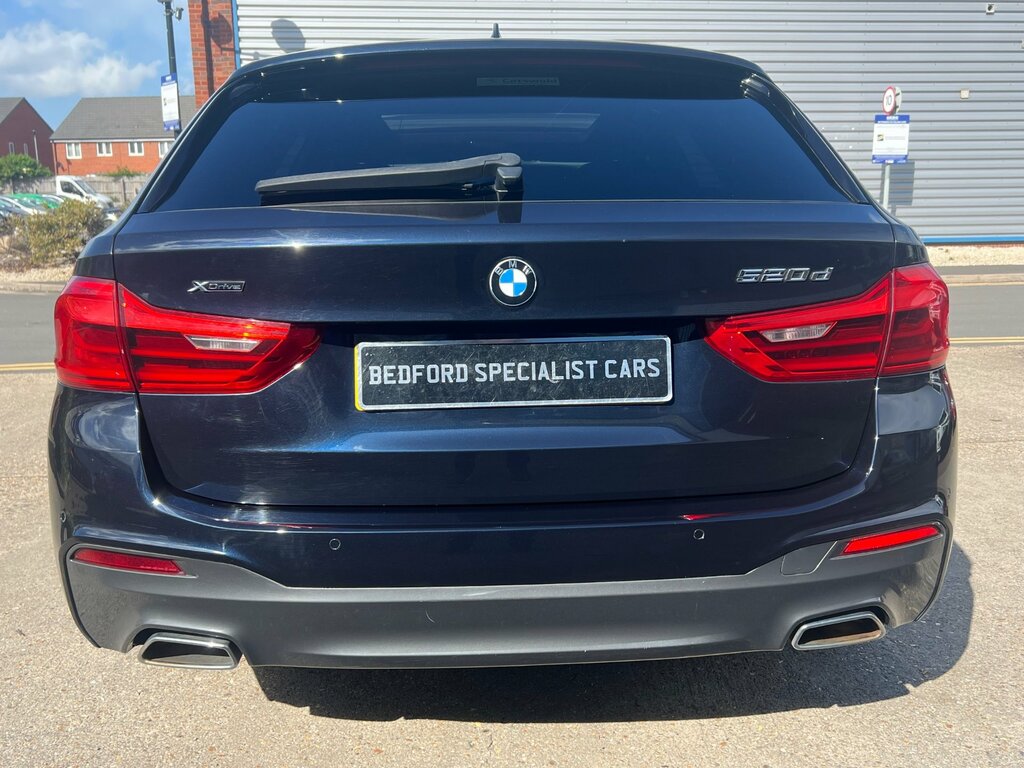 BMW 5 Series 2.0 520D M Sport Touring Xdrive Eu YF67EBD Black #6