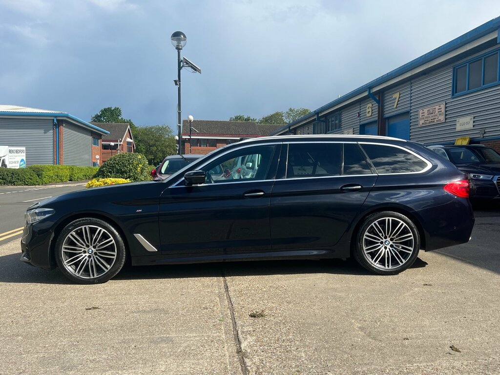 BMW 5 Series 2.0 520D M Sport Touring Xdrive Eu YF67EBD Black #4