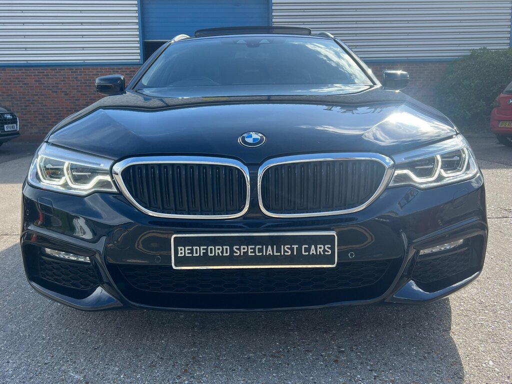 BMW 5 Series 2.0 520D M Sport Touring Xdrive Eu YF67EBD Black #2