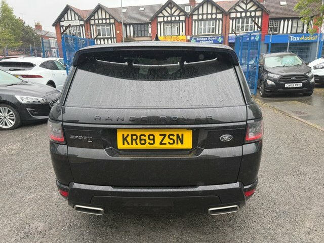 Land Rover Range Rover Sport 2019 3.0 Sd V6 Hse Suv 4Wd Euro 6 KR69ZSN Black #4