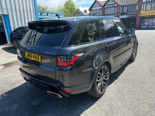 Land Rover Range Rover Sport 2018 3.0 Sd V6 Dynamic Suv Diese LM68KKB Grey #3