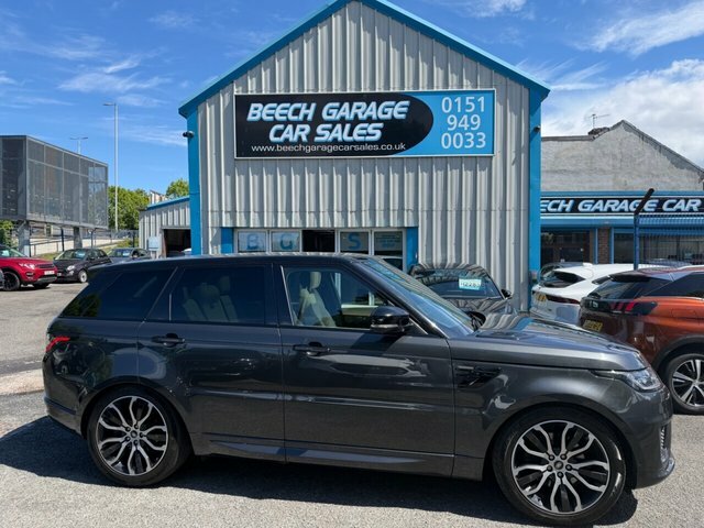 Land Rover Range Rover Sport 2018 3.0 Sd V6 Dynamic Suv Diese LM68KKB Grey #2